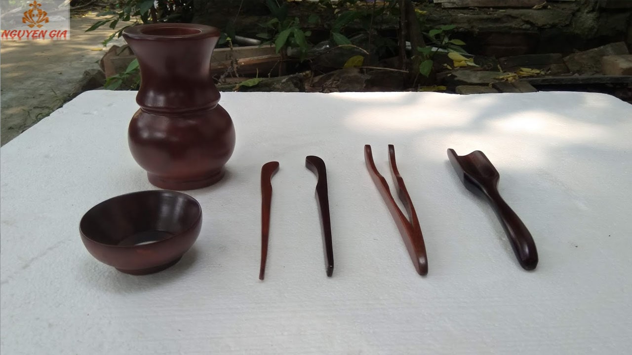 Combo 4 sản phẩm gỗ Hương Cao Cấp cho gia đình MS01