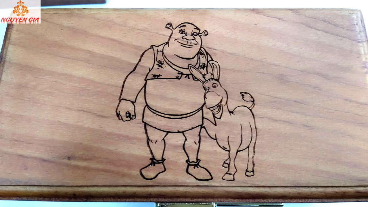 Hộp đựng tiền tiết kiệm mẫu gã chằn tinh tốt bụng Shrek