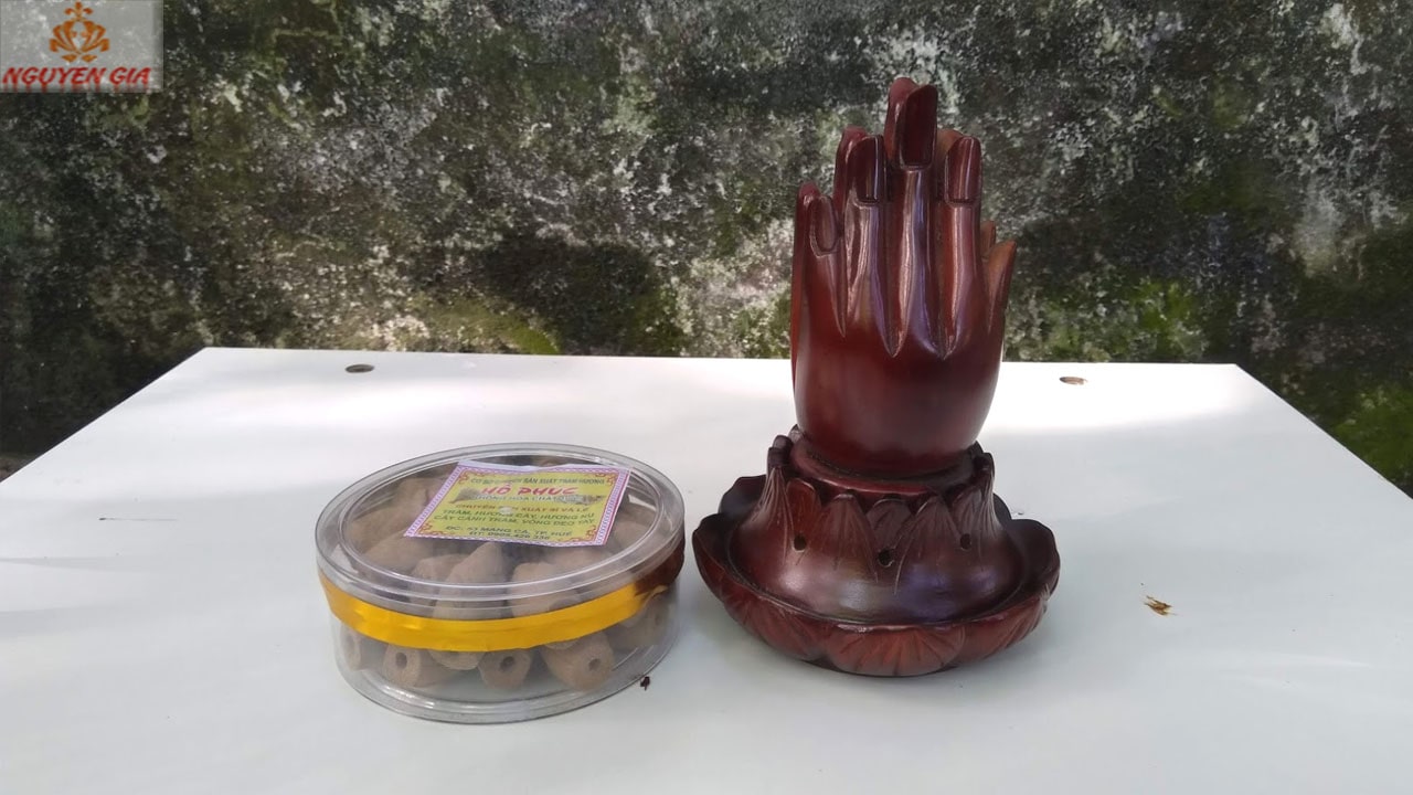 Nhang nụ trầm hương thiên nhiên nụ hoa sen (hộp 26 viên)