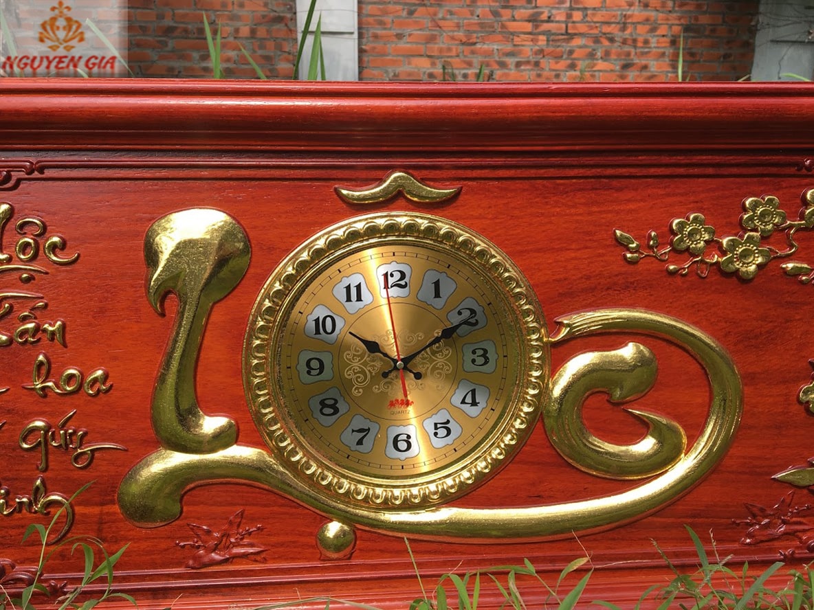 Đồng hồ treo tường chữ Lộc (Cỡ Lớn)