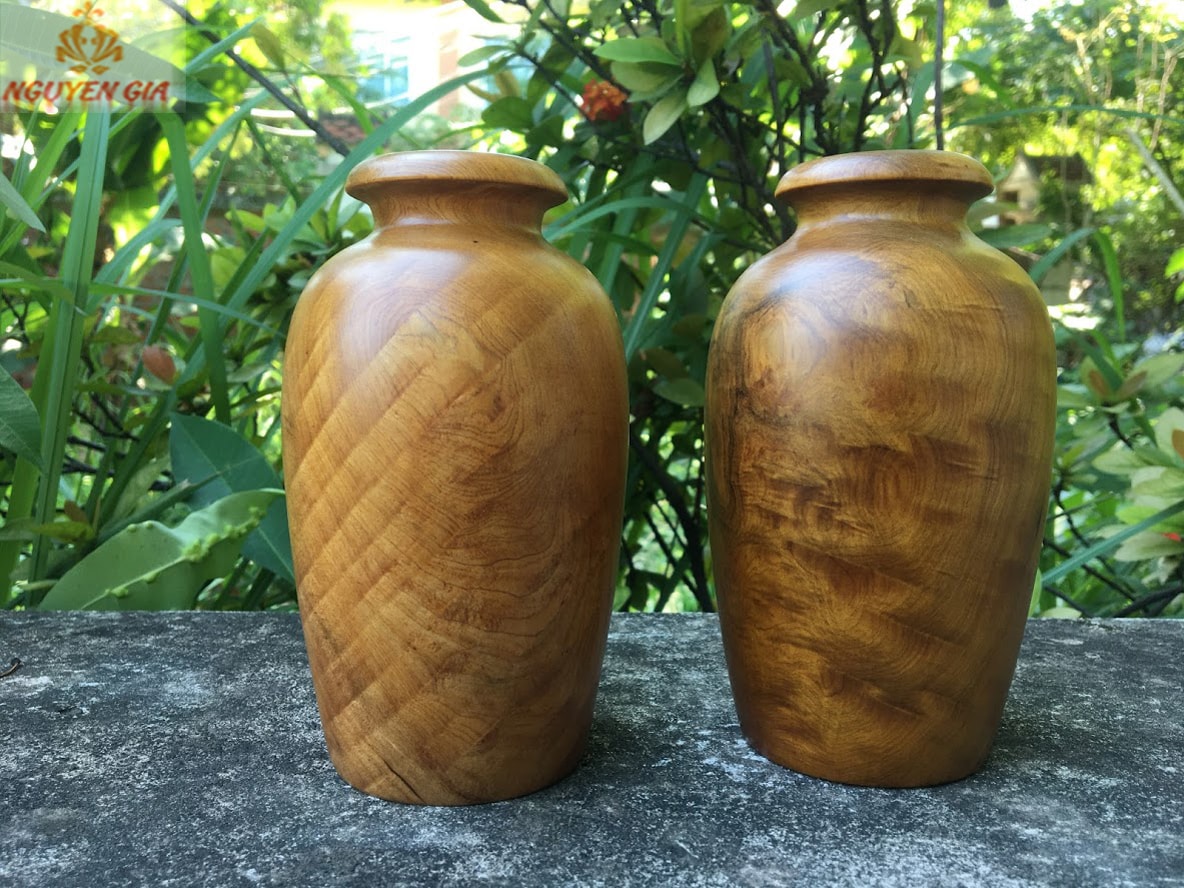 Bình Phú Quý gỗ bách xanh 15cm
