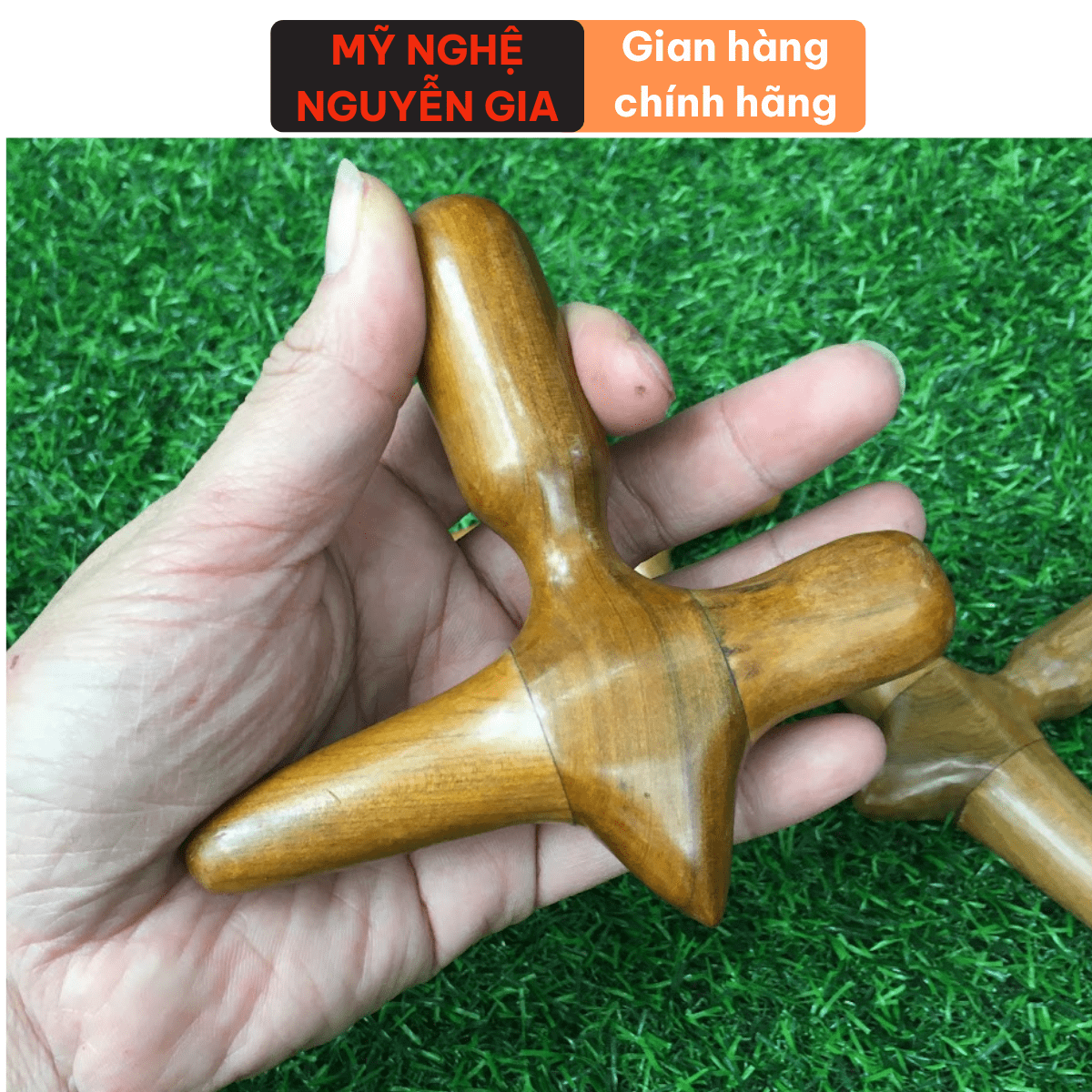 Búa Gõ Huyệt Gỗ Bách Xanh – Dụng Cụ Day Ấn, Gõ Nhẹ Vùng Đau Mỏi