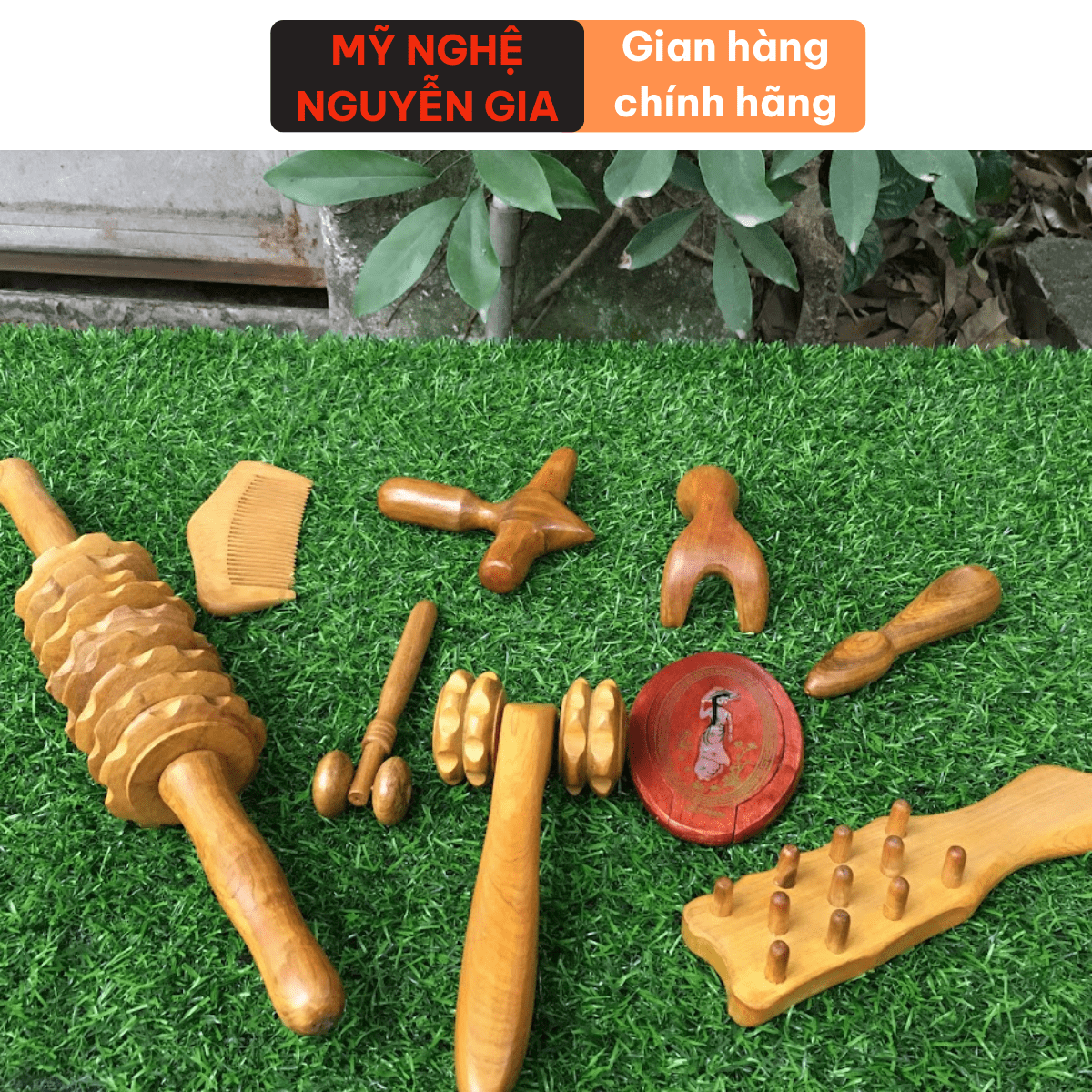Cây Lăn Mặt Mũi Gỗ Bách Xanh – Massage Mặt Nhỏ Gọn