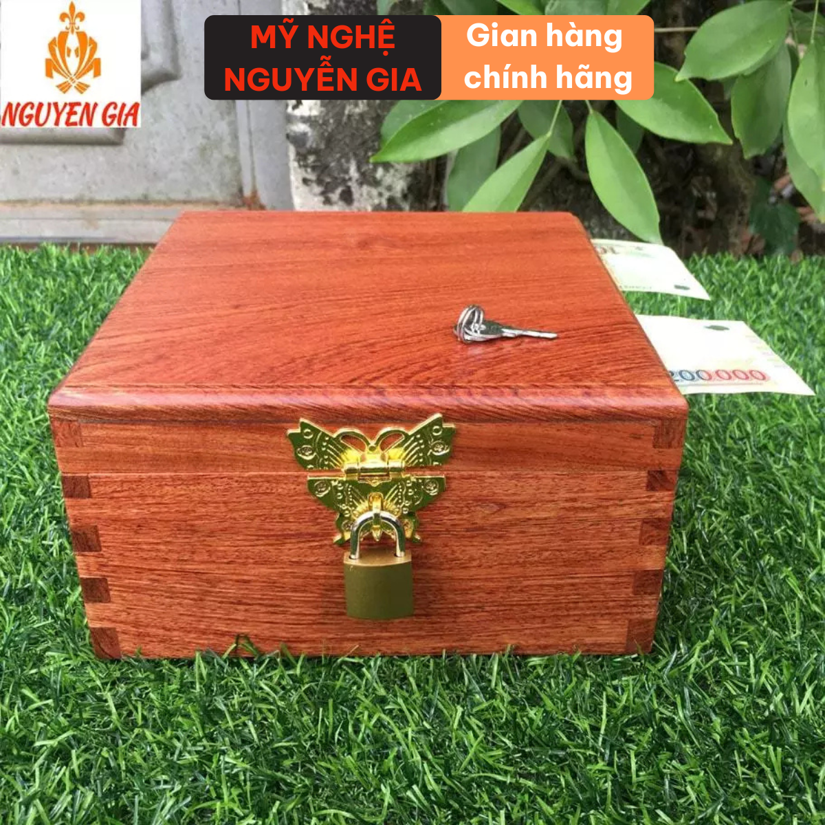 Hộp Đựng Tiền Có Khóa Cỡ Lớn