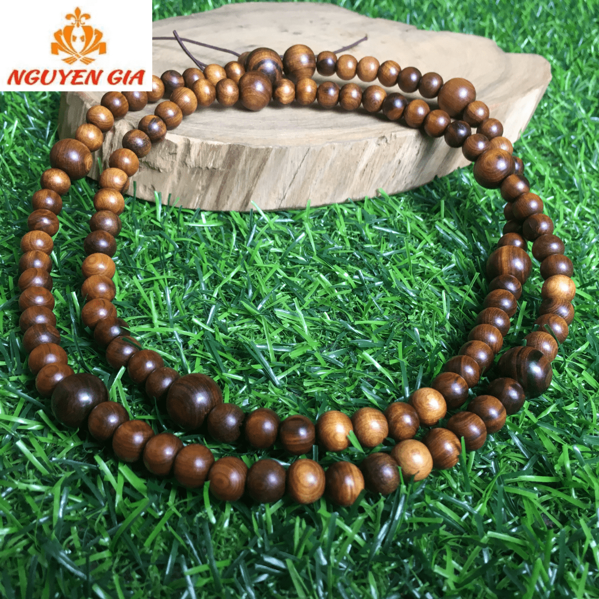 Chuỗi Hạt Niệm Phật 108 Hạt Gỗ Bách Xanh – Mang Lại Bình An & May Mắn