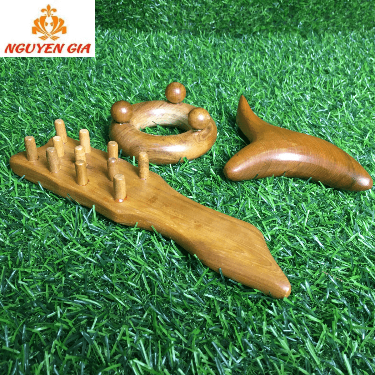 Bộ dụng cụ massage khớp gối bằng gỗ – Giải pháp tự nhiên cho người đau mỏi và thoái hóa khớp gối