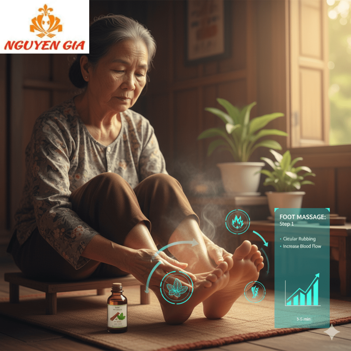 Giảm Sưng Phù, Tê Lạnh Bàn Chân Chỉ Với 3 Động Tác Đơn Giản Tại Nhà