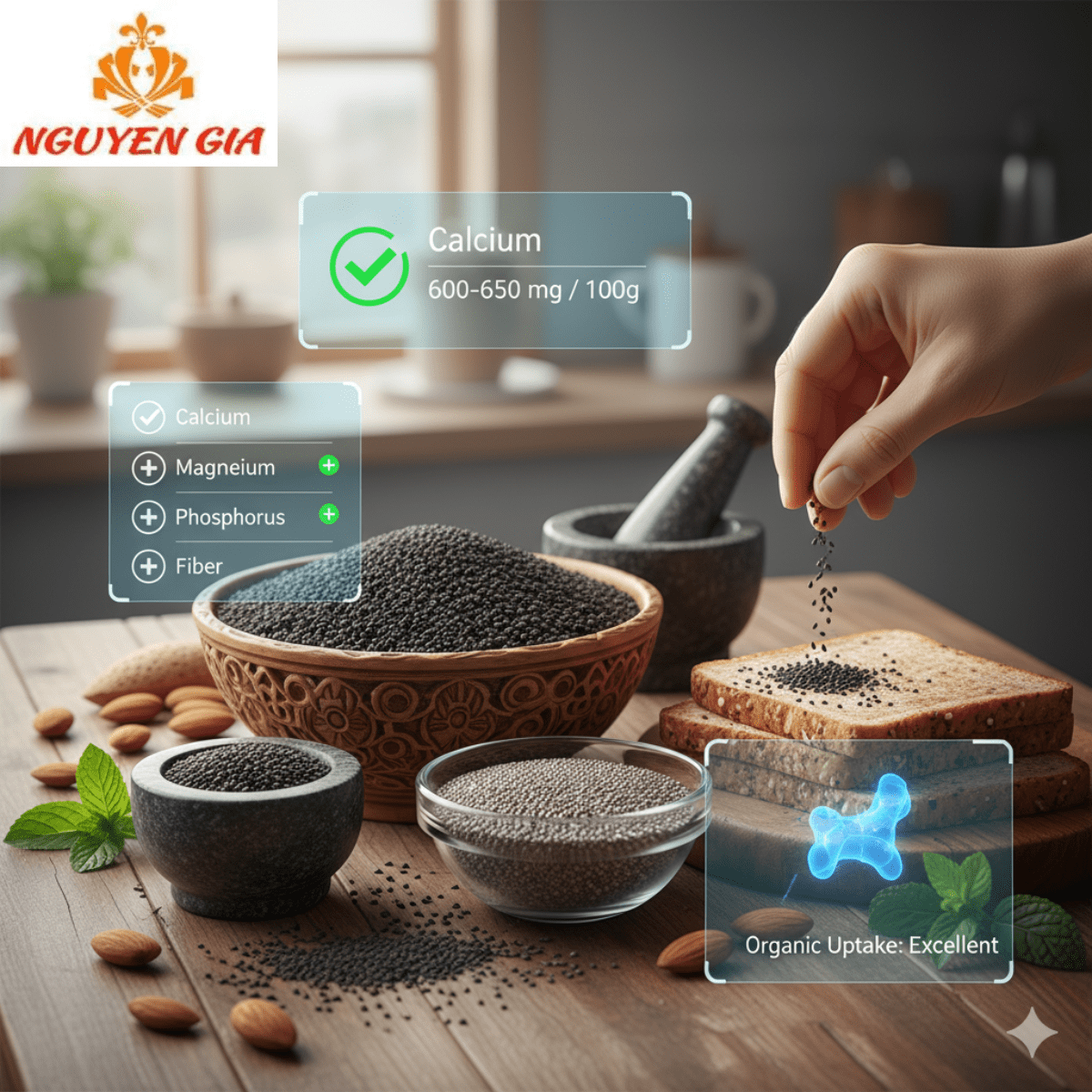 Những thực phẩm giàu canxi hơn cả sữa – Giải pháp tự nhiên cho xương chắc khỏe