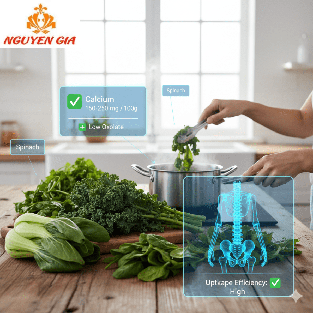 Những thực phẩm giàu canxi hơn cả sữa – Giải pháp tự nhiên cho xương chắc khỏe