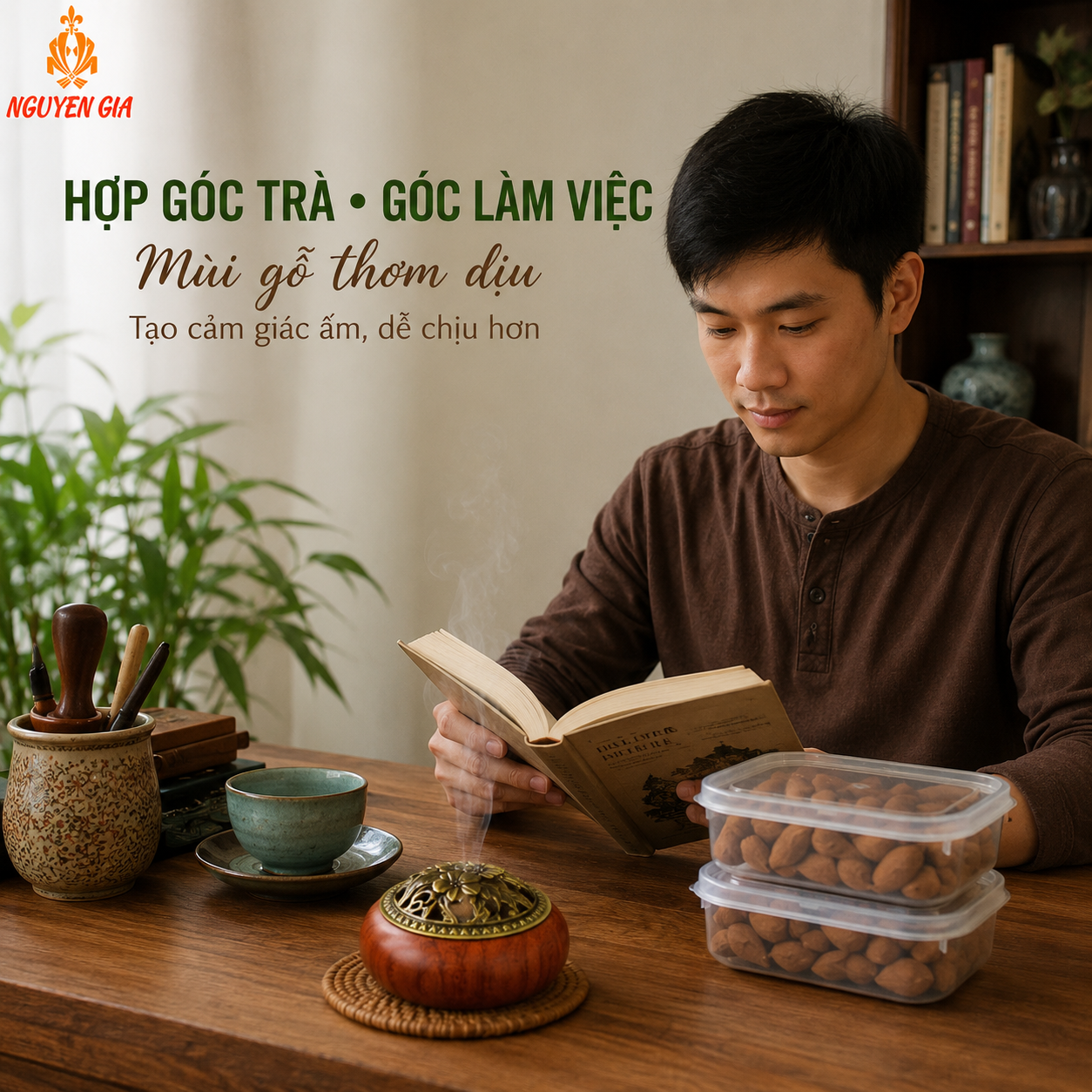 Nụ Trầm Bách Xanh 22 Nụ – Thơm Dịu, Dễ Đốt, Hợp Xông Nhà