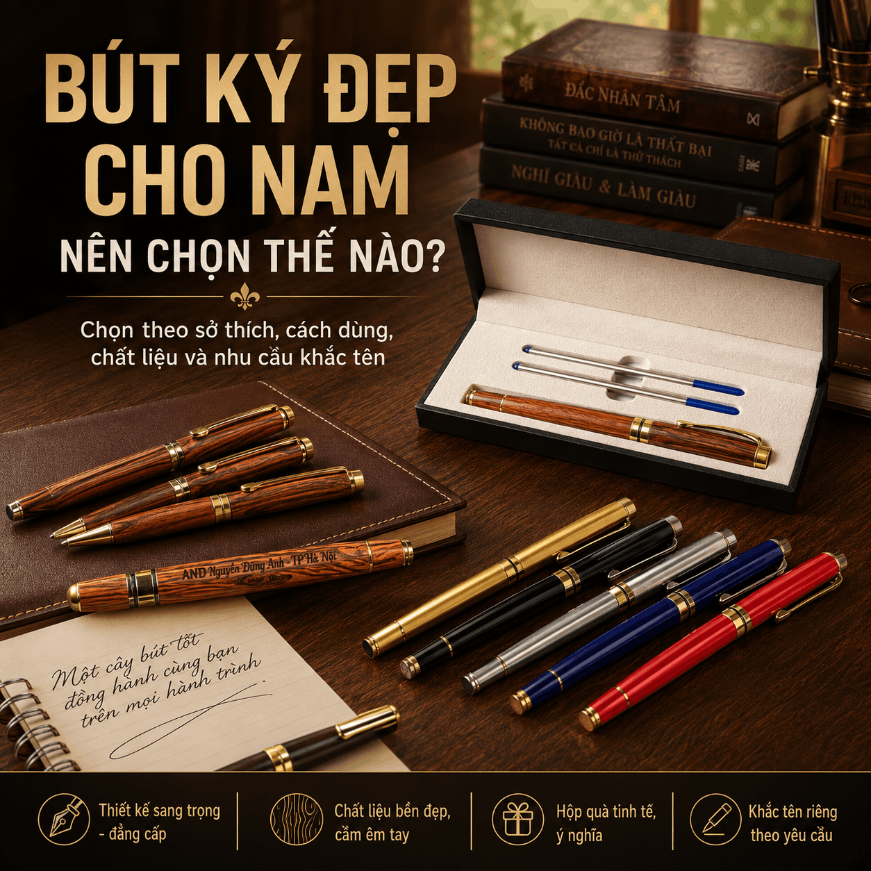 B&uacute;t K&yacute; Đẹp Cho Nam &ndash; C&aacute;ch Chọn Theo Nhu Cầu
