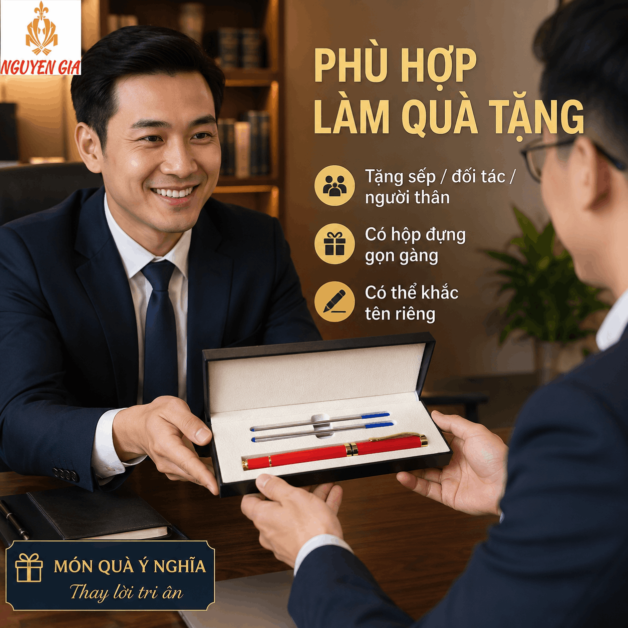 Bút Ký Hợp Kim Màu Đỏ – Có Thể Khắc Tên, Logo