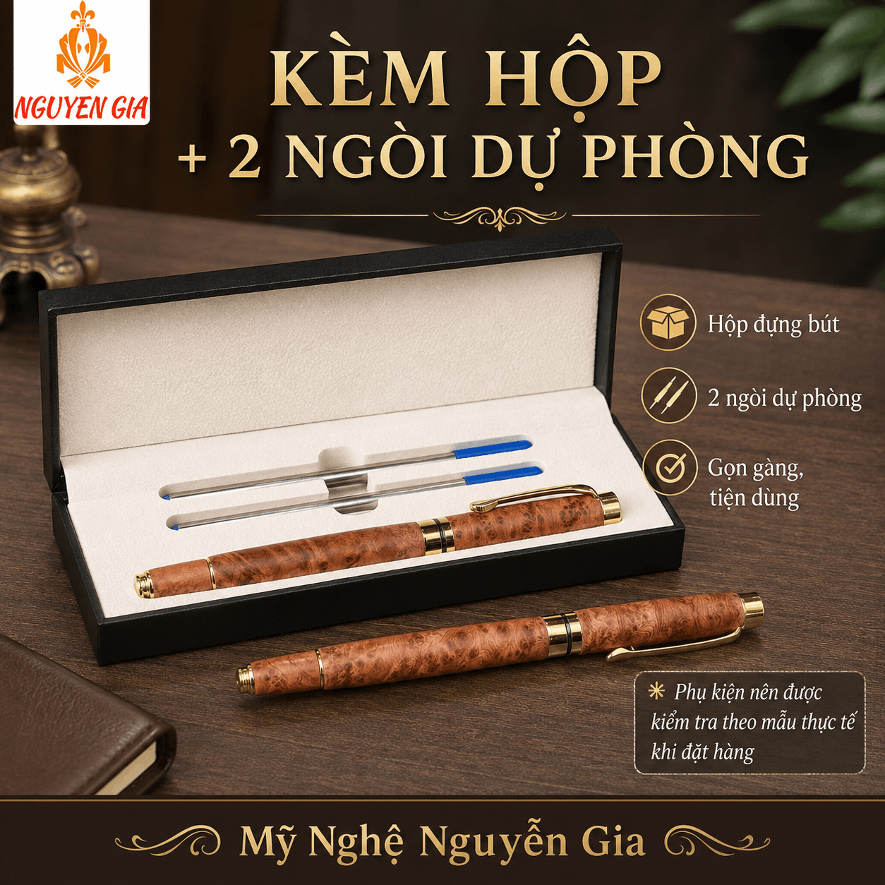 Bút Ký Nu Ngọc Am – Có Thể Khắc Tên, Logo