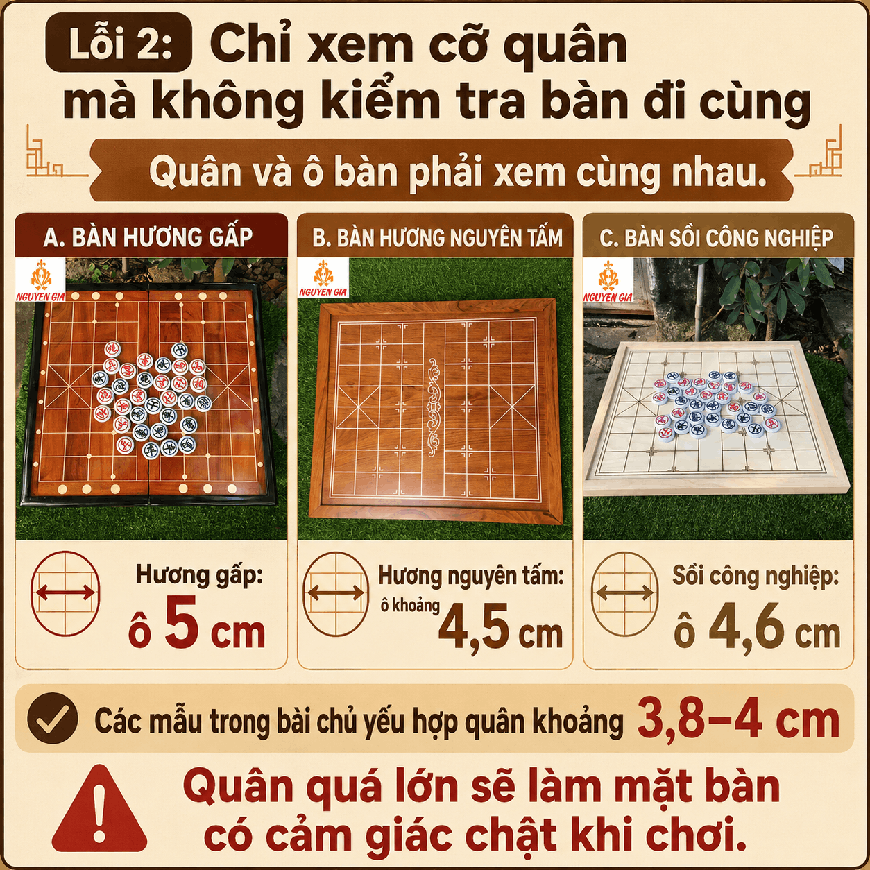 5 lỗi thường gặp khi mua bộ cờ tướng v&agrave; c&aacute;ch tr&aacute;nh mua sai