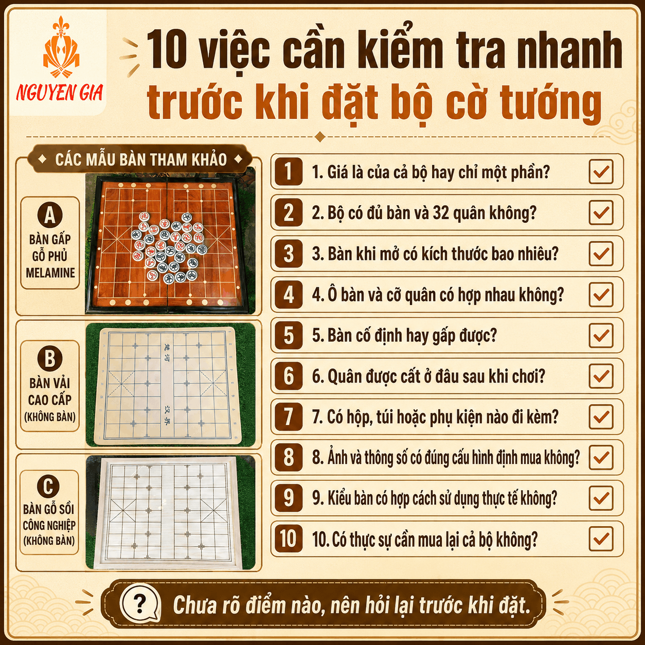 5 lỗi thường gặp khi mua bộ cờ tướng v&agrave; c&aacute;ch tr&aacute;nh mua sai