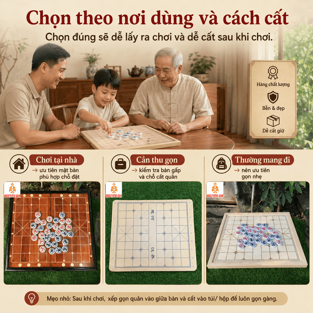 5 lỗi thường gặp khi mua bộ cờ tướng v&agrave; c&aacute;ch tr&aacute;nh mua sai