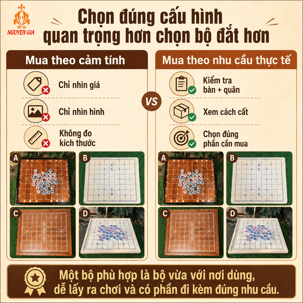 5 lỗi thường gặp khi mua bộ cờ tướng v&agrave; c&aacute;ch tr&aacute;nh mua sai