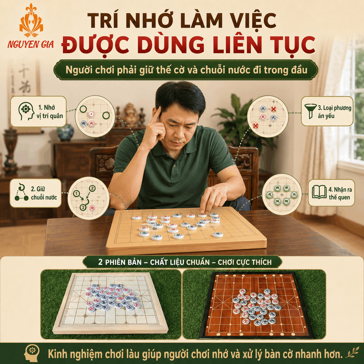 Chơi cờ tướng c&oacute; t&aacute;c dụng g&igrave;? Những lợi &iacute;ch dễ thấy v&agrave; nghi&ecirc;n cứu n&oacute;i g&igrave;