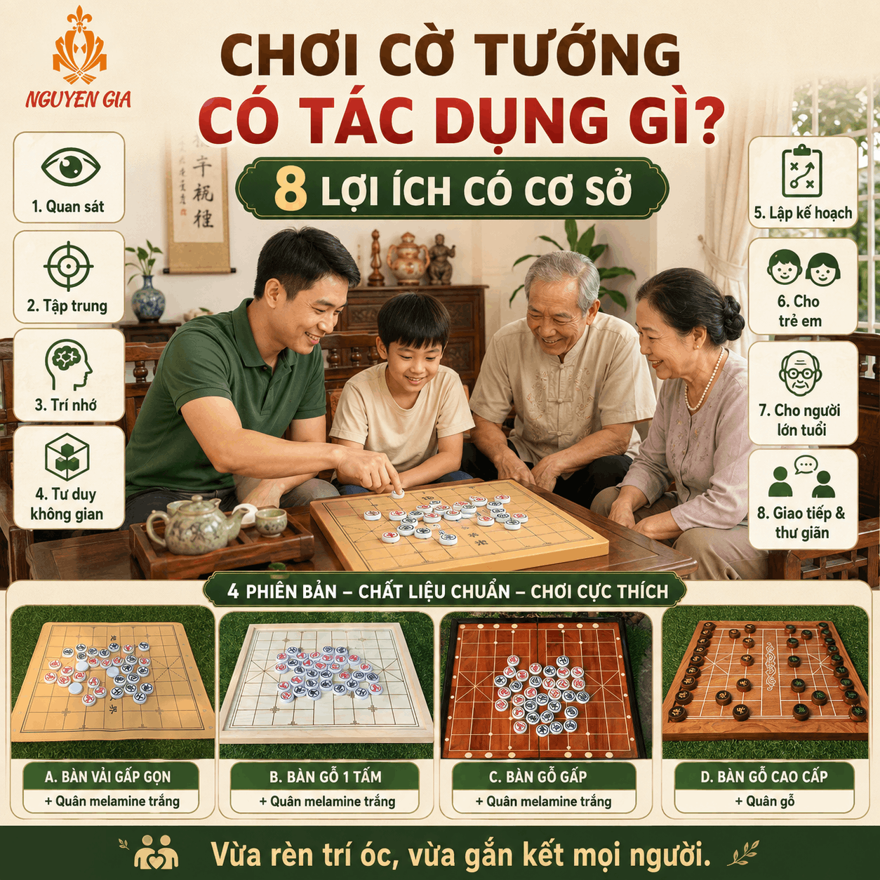 Chơi cờ tướng c&oacute; t&aacute;c dụng g&igrave;? Những lợi &iacute;ch dễ thấy v&agrave; nghi&ecirc;n cứu n&oacute;i g&igrave;