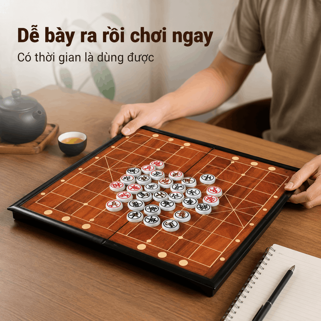 Chơi cờ tướng để thư giãn: một thú vui chậm rãi sau ngày dài