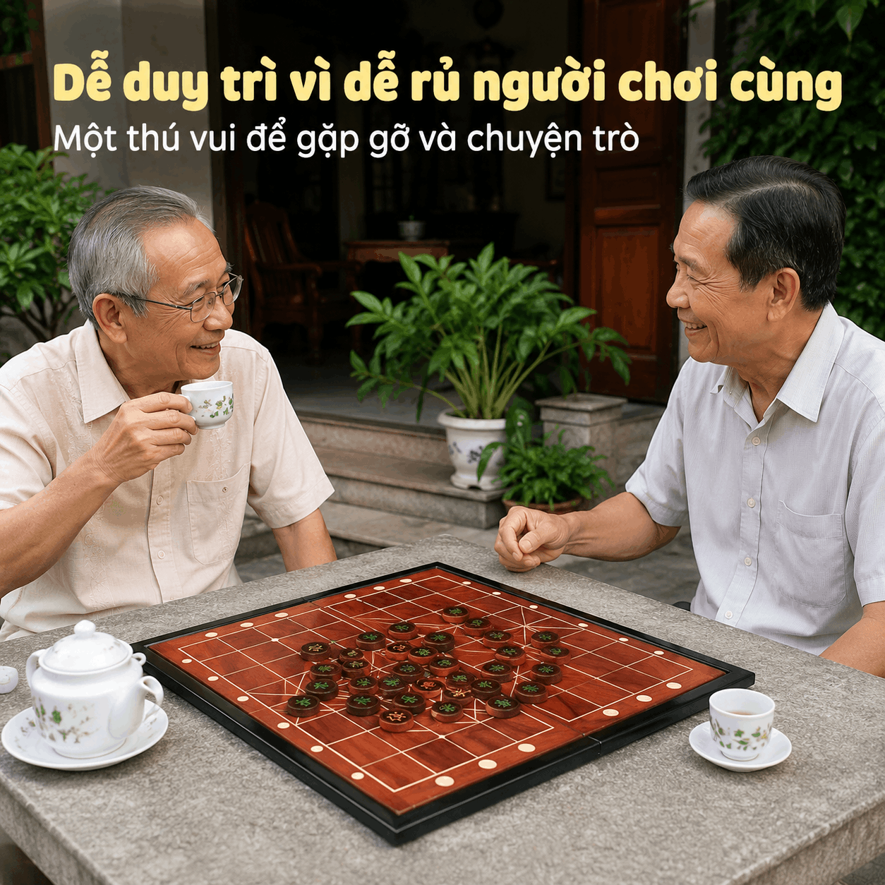 Chơi cờ tướng để thư giãn: một thú vui chậm rãi sau ngày dài