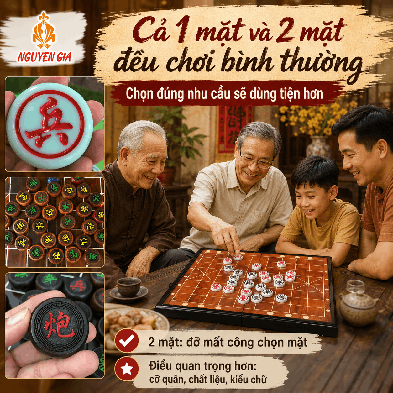 Qu&acirc;n Cờ Tướng Chạm 1 Mặt V&agrave; 2 Mặt Kh&aacute;c Nhau Thế N&agrave;o?