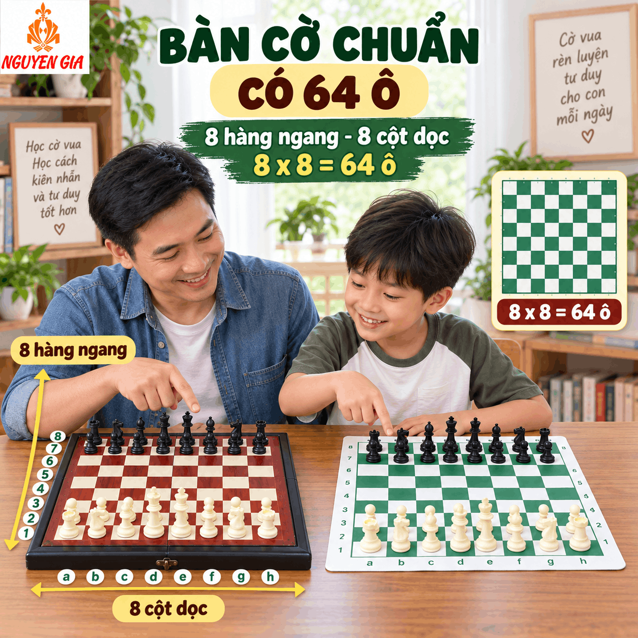 B&agrave;n Cờ Vua C&oacute; Bao Nhi&ecirc;u &Ocirc;, Bao Nhi&ecirc;u Qu&acirc;n V&agrave; Xếp Thế N&agrave;o?