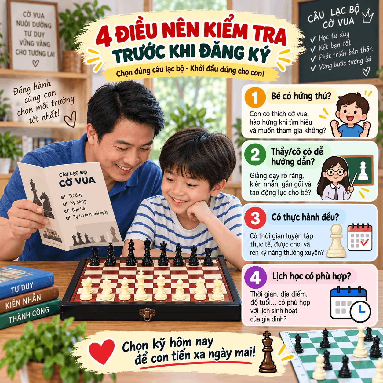 C&acirc;u Lạc Bộ Cờ Vua: C&aacute;ch Chọn Nơi Học Ph&ugrave; Hợp Cho B&eacute;
