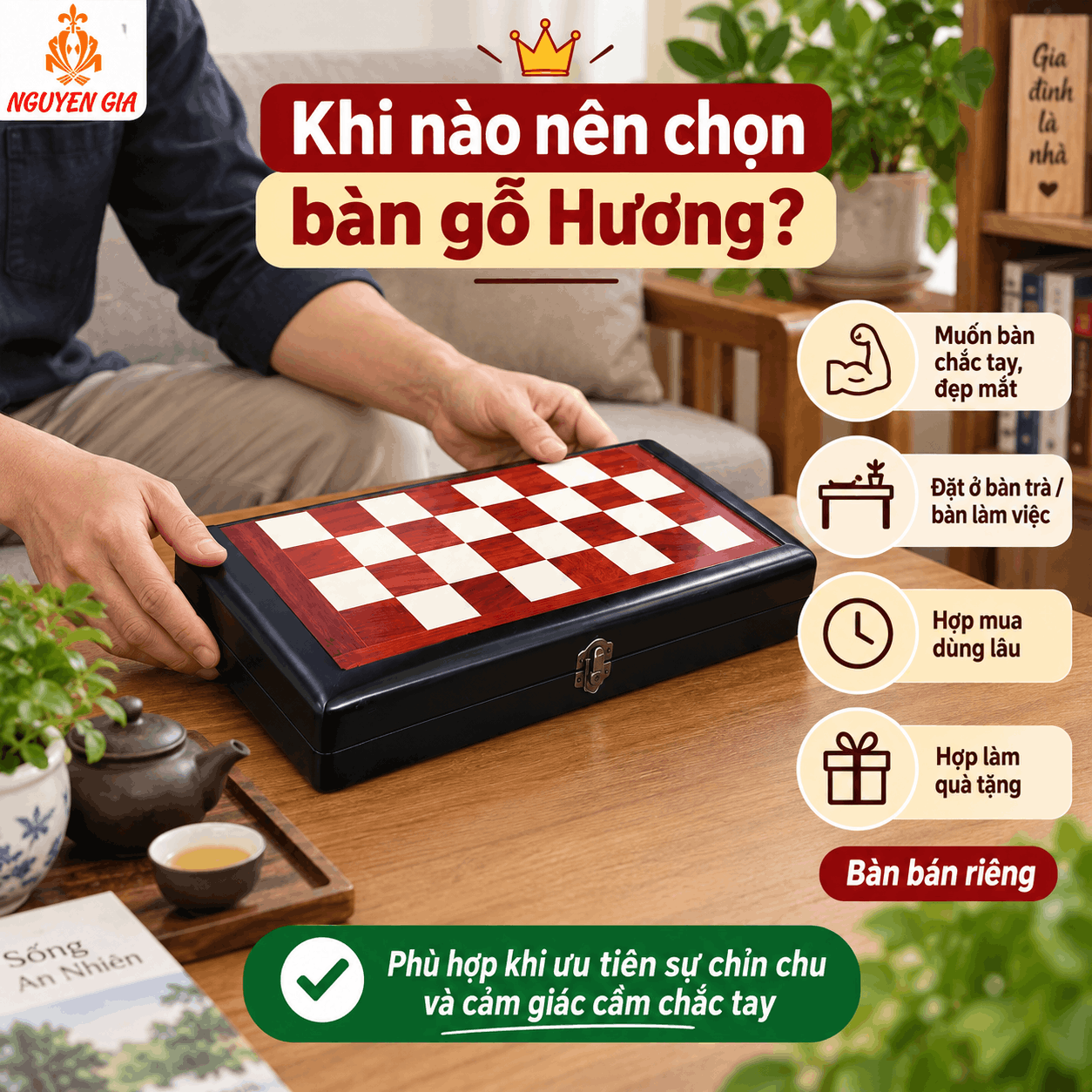 Giá Bàn Cờ Vua Bán Riêng: Vì Sao PU Và Gỗ Hương Khác Giá?