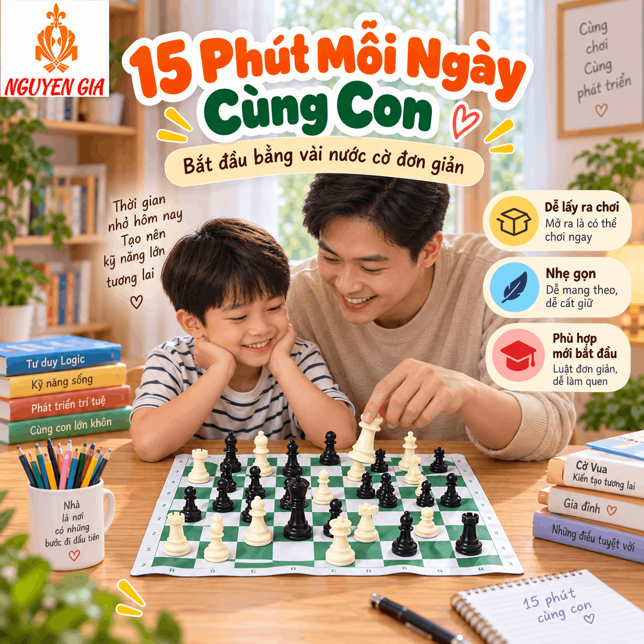 Mua Cờ Vua Cho Con Rồi N&ecirc;n Bắt Đầu Thế N&agrave;o?