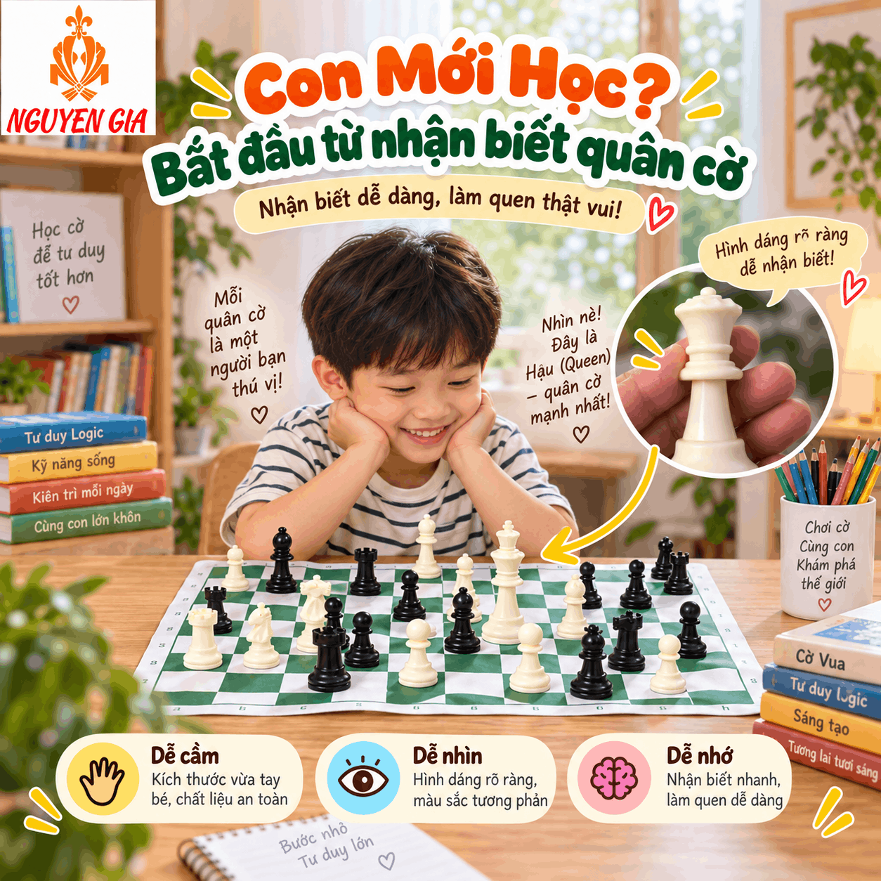 Mua Cờ Vua Cho Con Rồi N&ecirc;n Bắt Đầu Thế N&agrave;o?