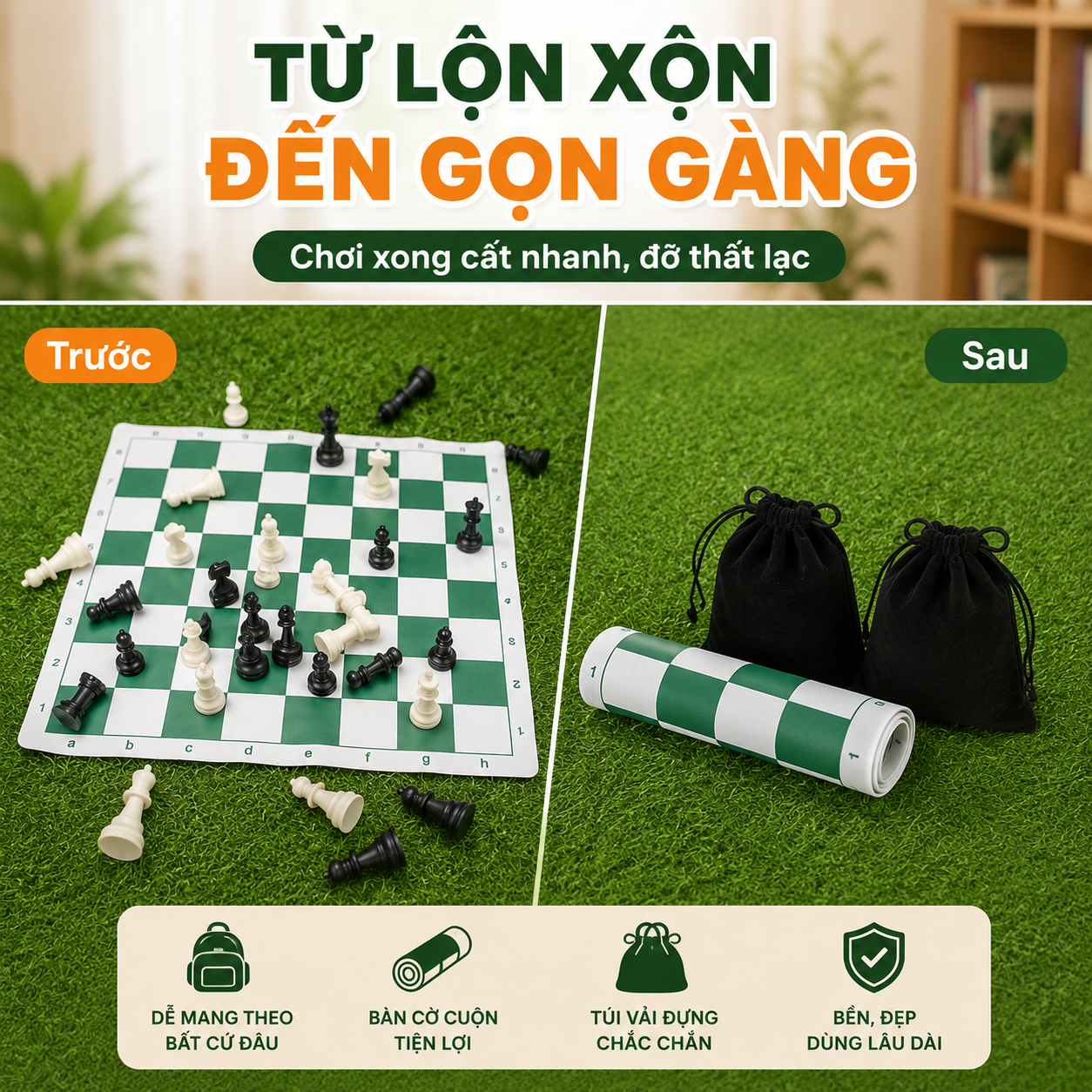 Bộ Cờ Vua Cho Trẻ Em, Học Sinh