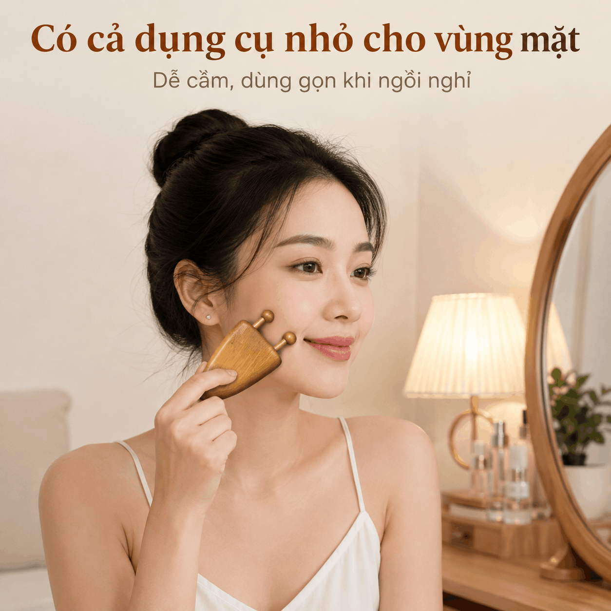 Bộ 8 Dụng Cụ Massage Gỗ Bách Xanh - Có Bàn Massage Chân, Dùng Nhiều Vùng