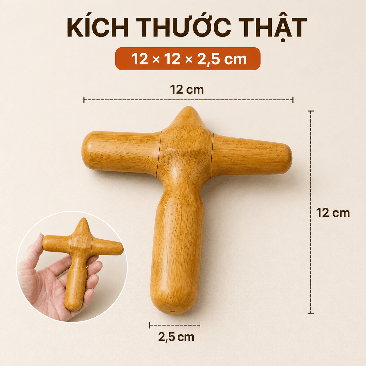 Búa Gõ Huyệt Gỗ Bách Xanh – Gõ Nhẹ Và Day Ấn