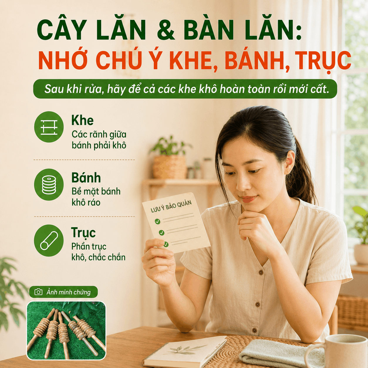 C&aacute;ch Vệ Sinh V&agrave; Bảo Quản Dụng Cụ Massage Gỗ Sau Khi D&ugrave;ng