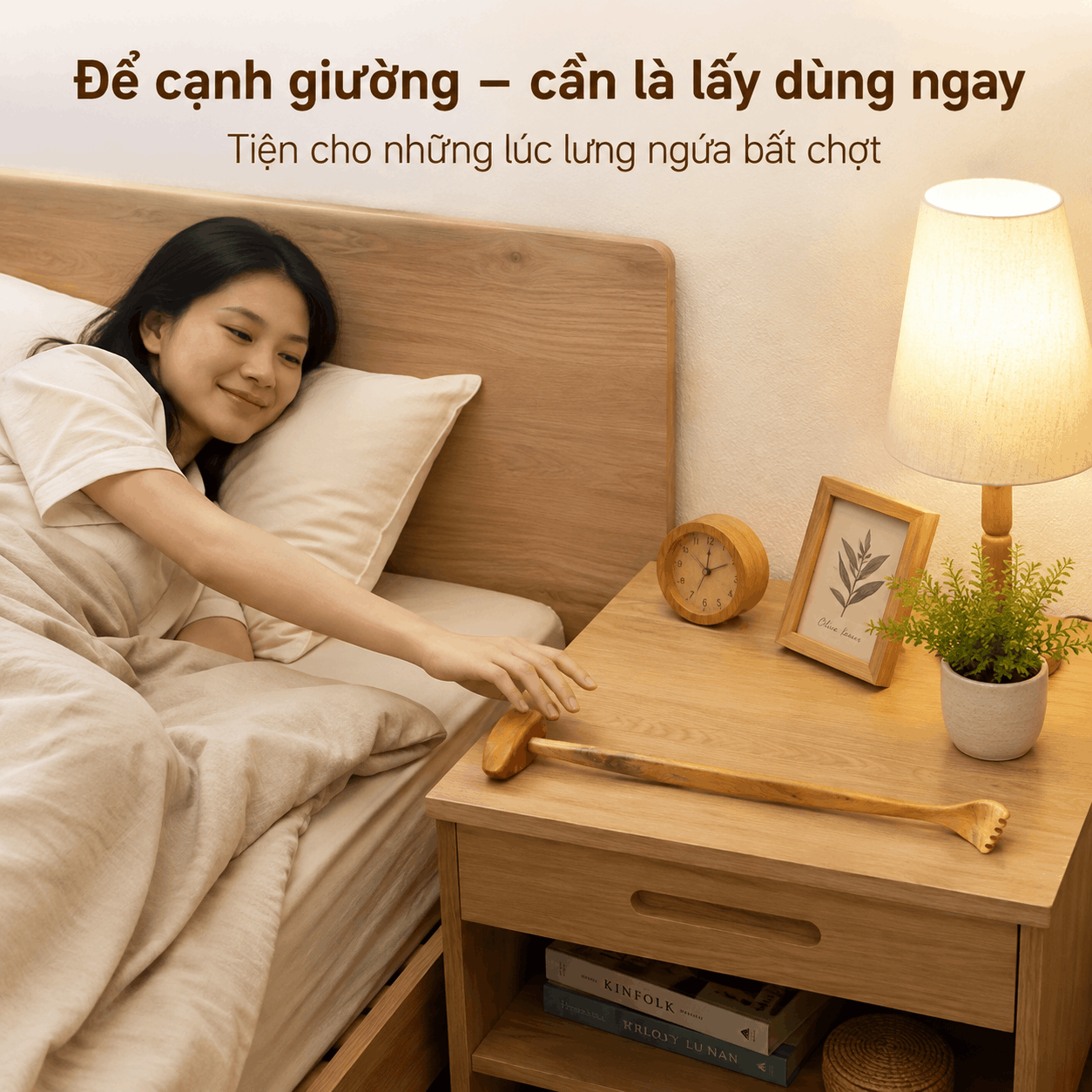 Cây Gãi Lưng Gỗ Bách Xanh Dài 45 cm - Dễ Với Tới Sau Lưng