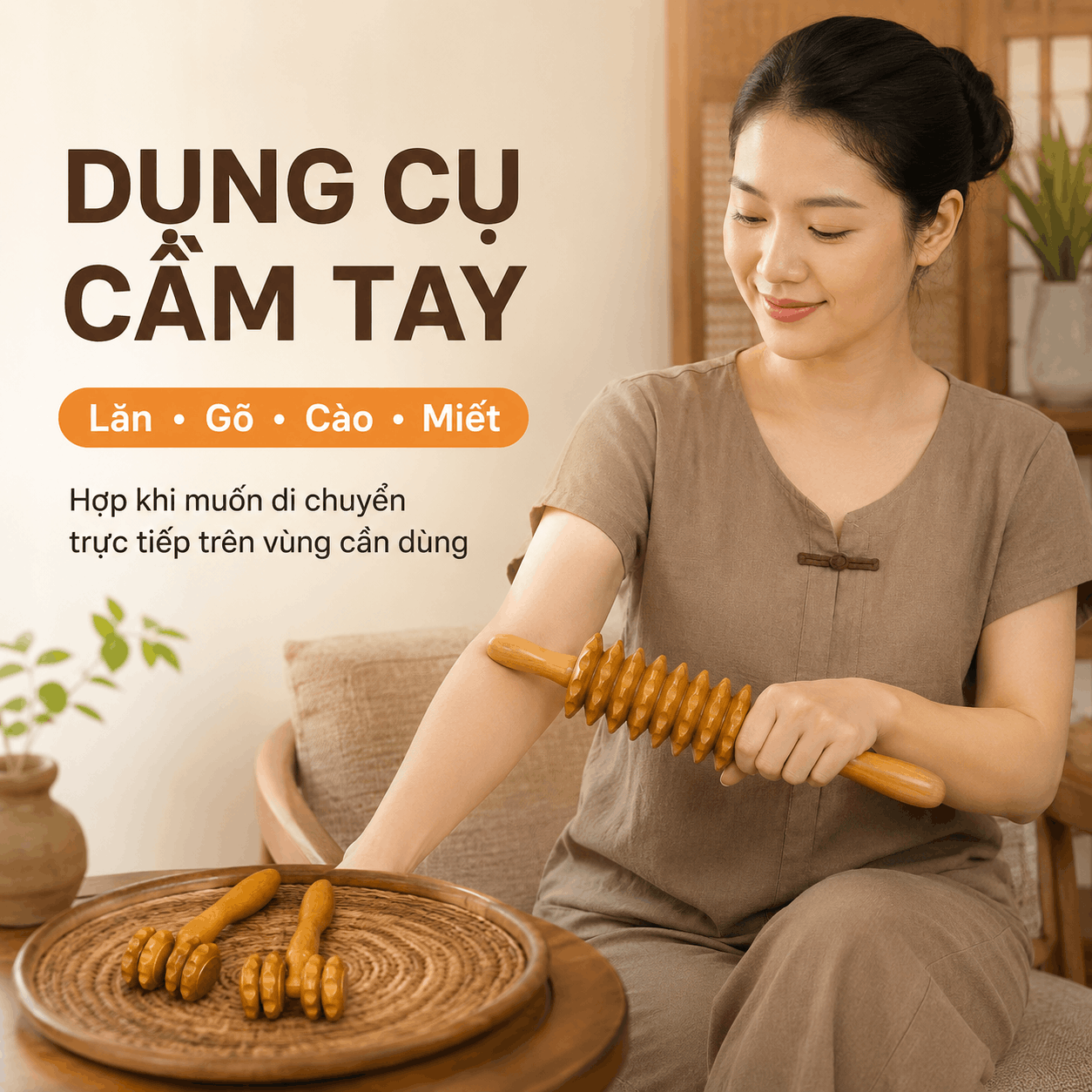 Dụng Cụ Massage Bằng Gỗ