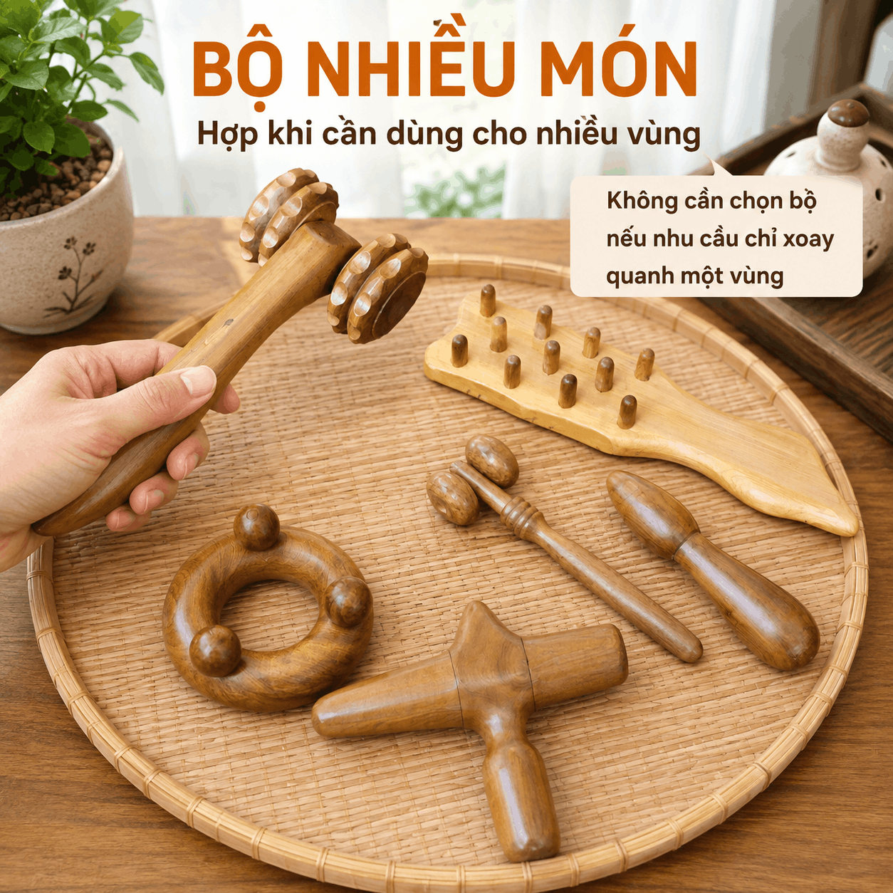 Dụng Cụ Massage Bằng Gỗ