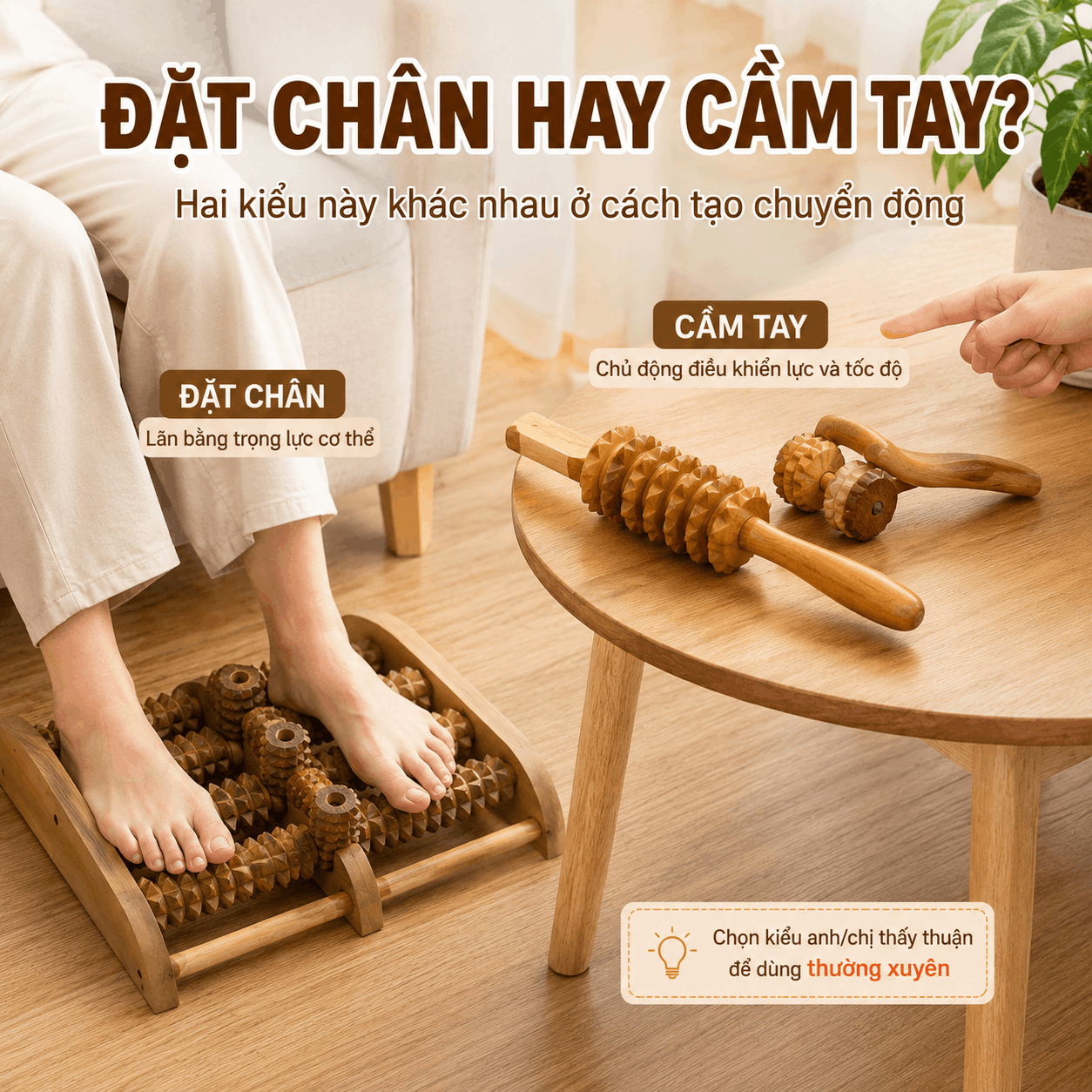 Dụng Cụ Massage Ch&acirc;n &ndash; N&ecirc;n Chọn Theo V&ugrave;ng N&agrave;o?