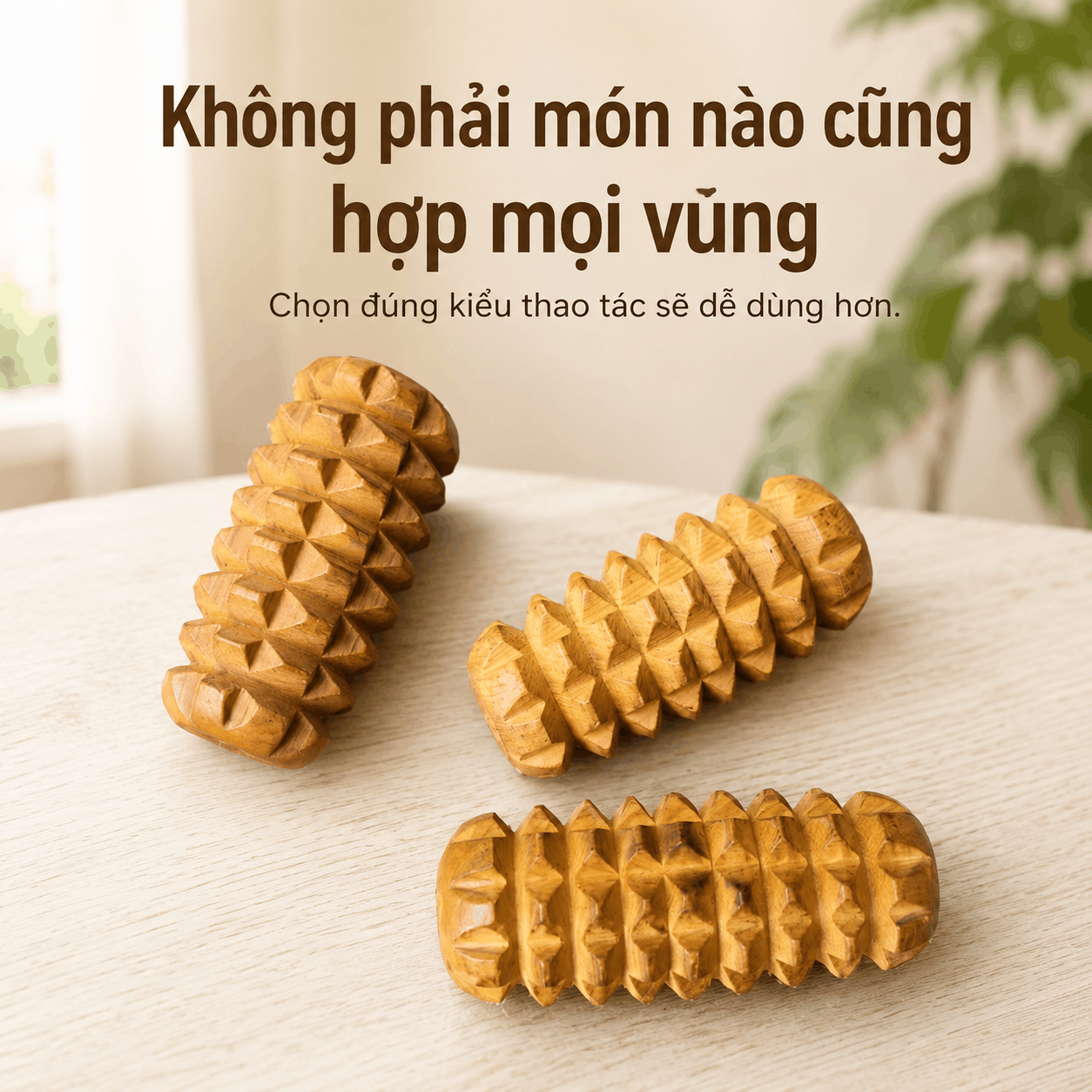 Dụng Cụ Massage Gỗ Nên Dùng Cho Vùng Nào?