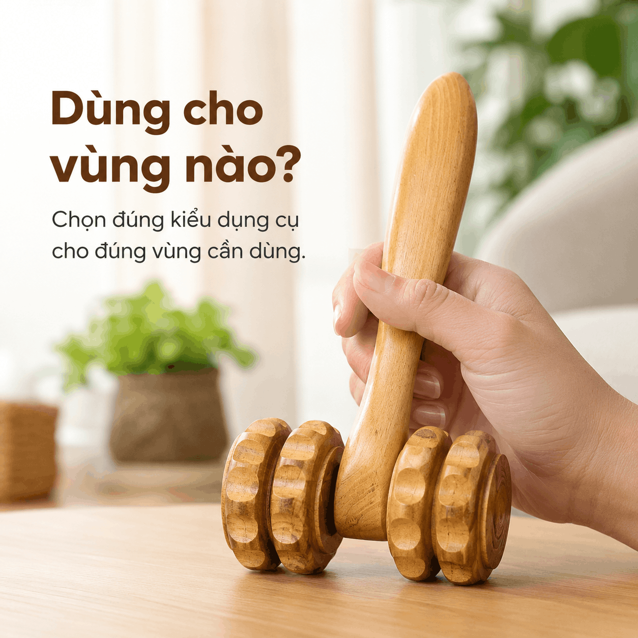 Dụng Cụ Massage Gỗ Nên Dùng Cho Vùng Nào?