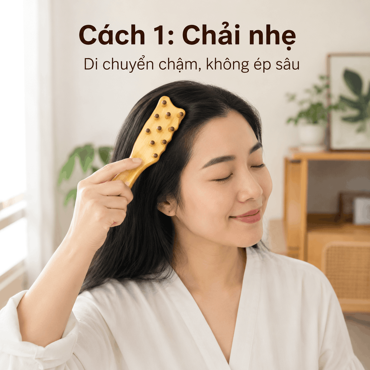 Lược Massage Đầu Gỗ C&oacute; N&ecirc;n D&ugrave;ng Kh&ocirc;ng?