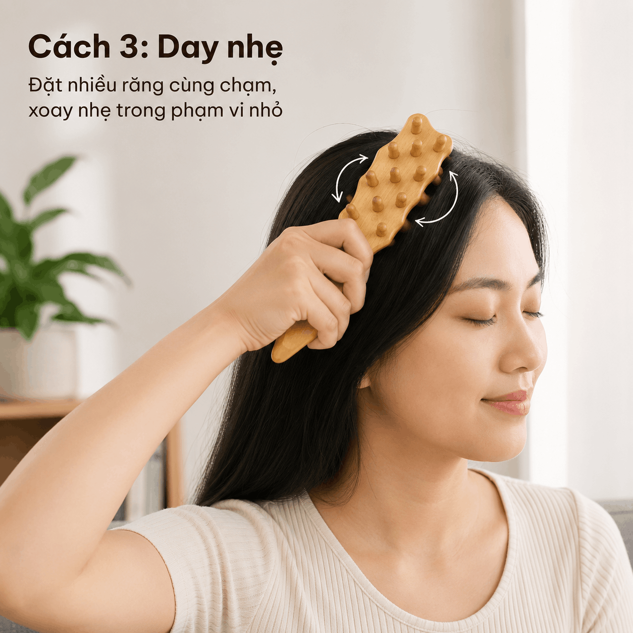 Lược Massage Đầu Gỗ C&oacute; N&ecirc;n D&ugrave;ng Kh&ocirc;ng?