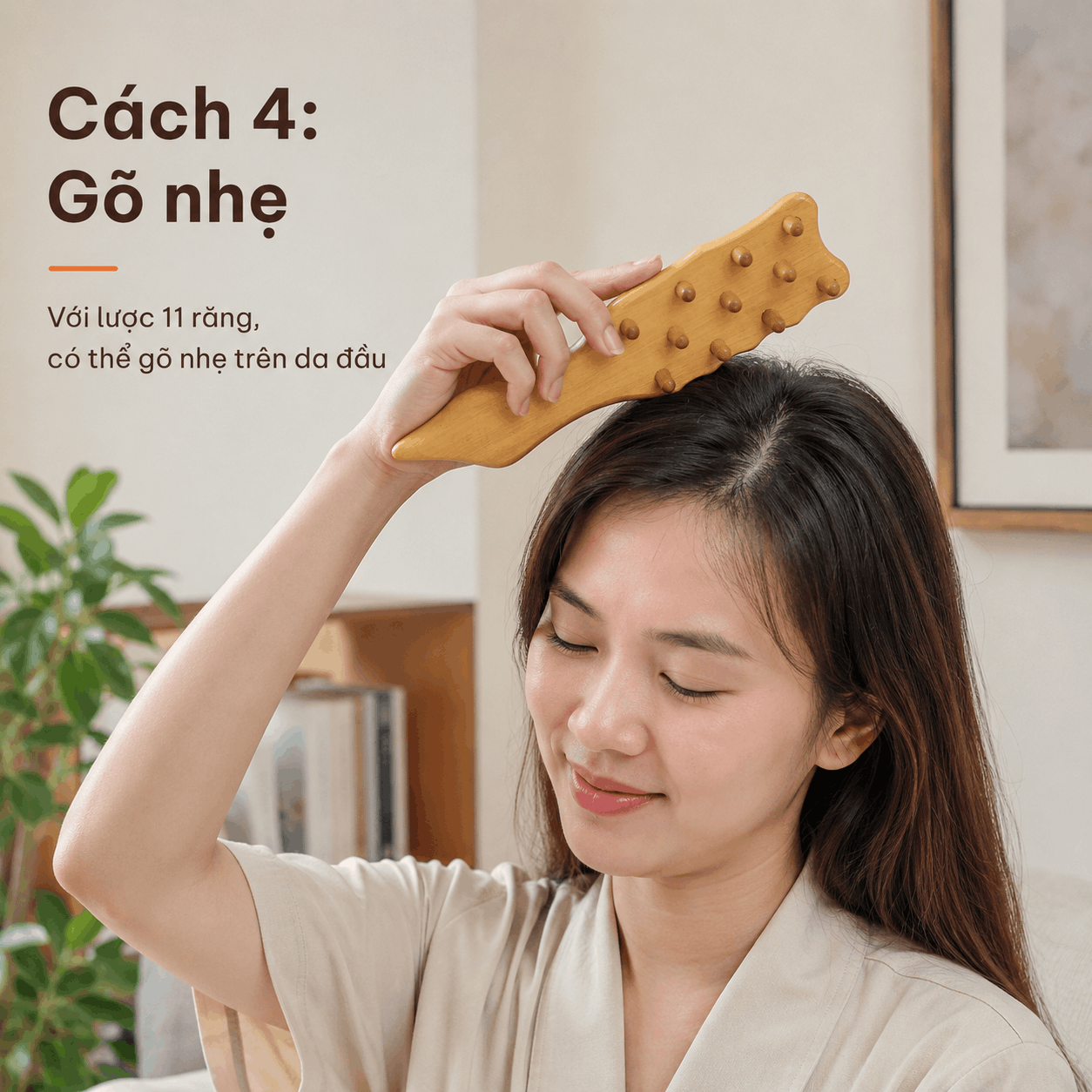 Lược Massage Đầu Gỗ C&oacute; N&ecirc;n D&ugrave;ng Kh&ocirc;ng?