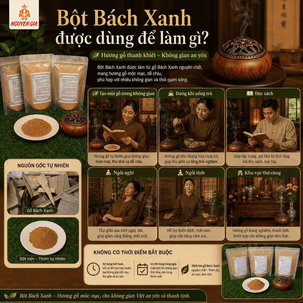 Bột B&aacute;ch Xanh L&agrave; G&igrave;? M&ugrave;i V&agrave; C&aacute;ch Sử Dụng Cơ Bản