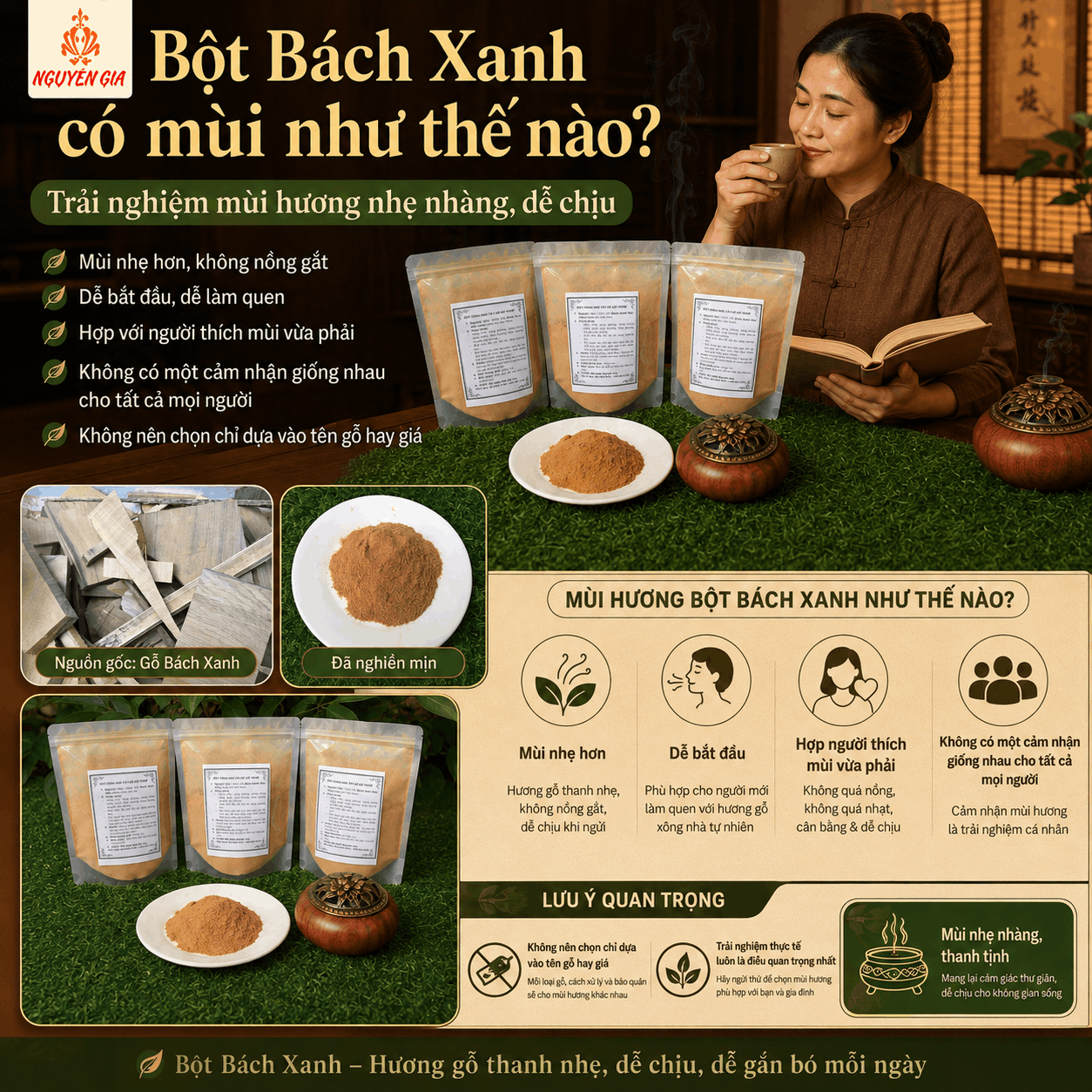 Bột B&aacute;ch Xanh L&agrave; G&igrave;? M&ugrave;i V&agrave; C&aacute;ch Sử Dụng Cơ Bản