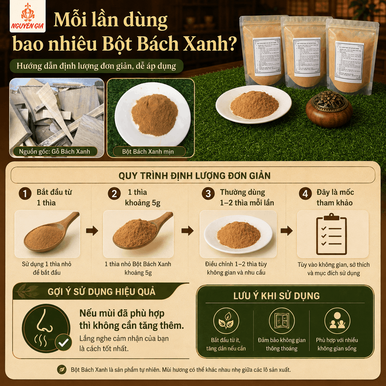 Bột B&aacute;ch Xanh L&agrave; G&igrave;? M&ugrave;i V&agrave; C&aacute;ch Sử Dụng Cơ Bản