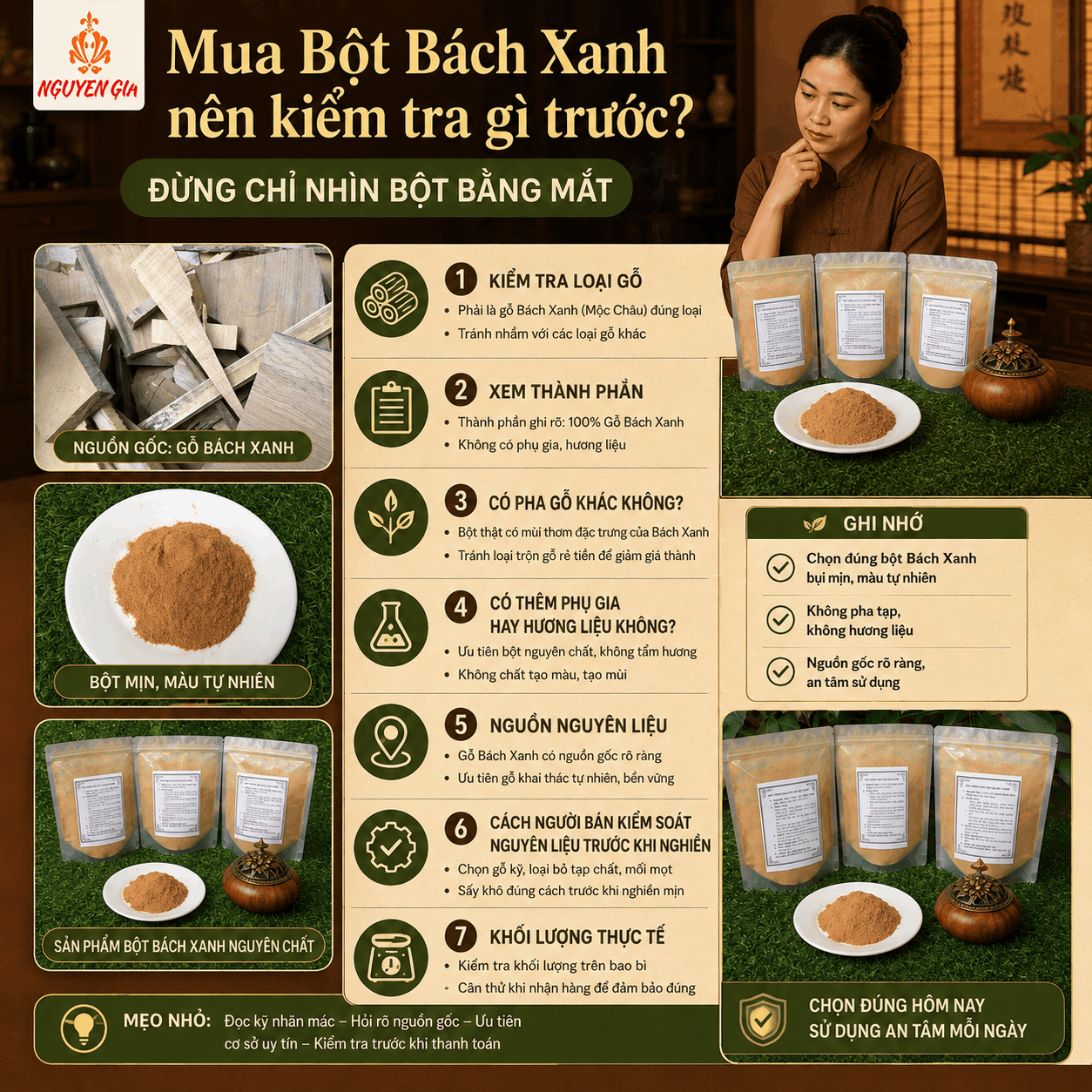 Bột B&aacute;ch Xanh L&agrave; G&igrave;? M&ugrave;i V&agrave; C&aacute;ch Sử Dụng Cơ Bản