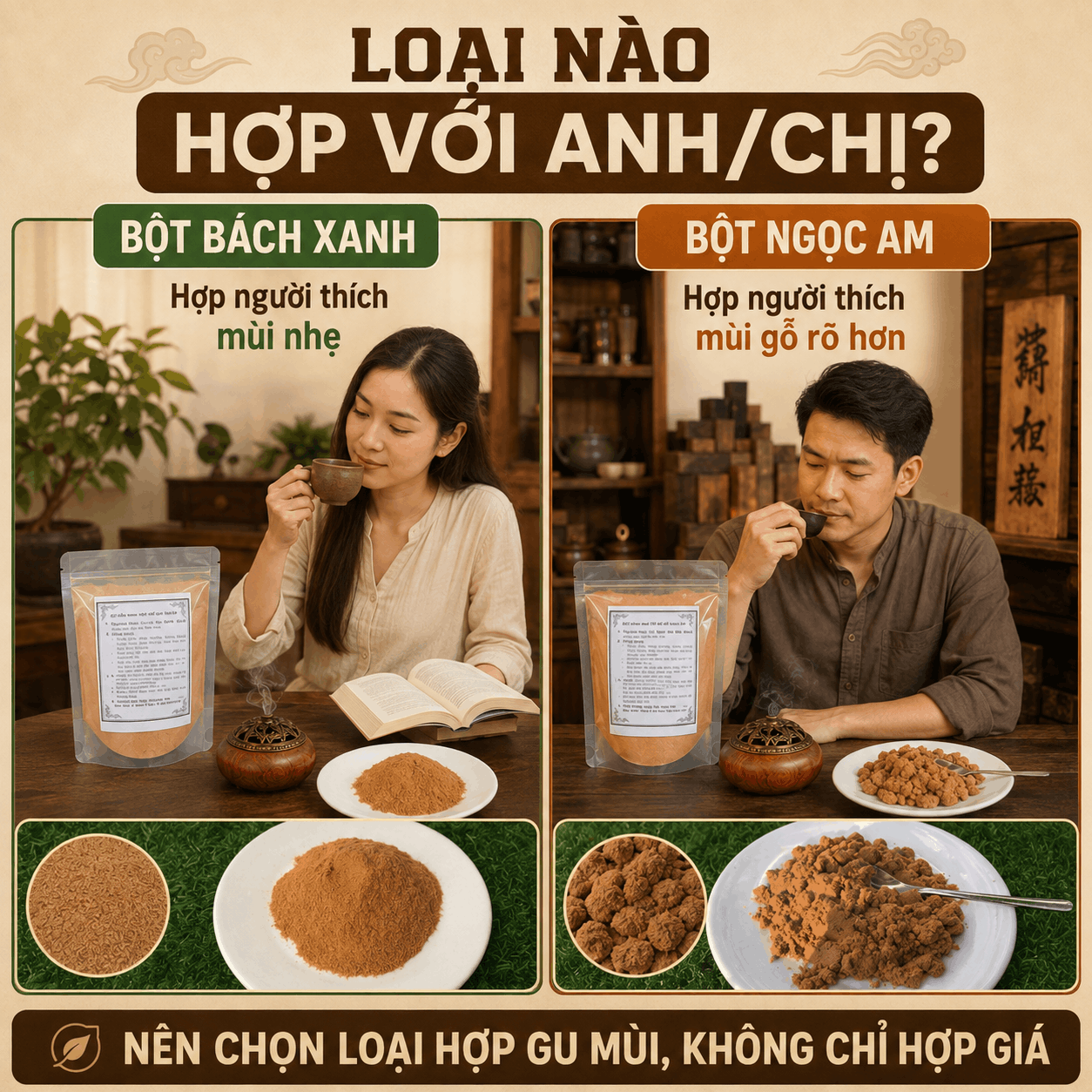 Bột X&ocirc;ng Gỗ Nh&igrave;n Giống Nhau Nhưng Gi&aacute; Kh&aacute;c &ndash; N&ecirc;n So G&igrave;?