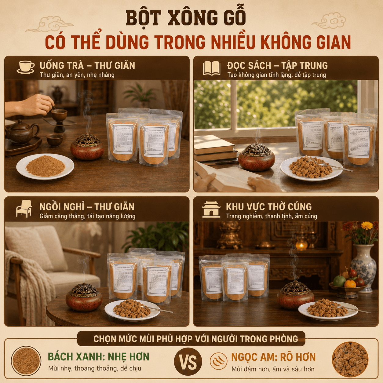 Bột X&ocirc;ng Gỗ Nh&igrave;n Giống Nhau Nhưng Gi&aacute; Kh&aacute;c &ndash; N&ecirc;n So G&igrave;?
